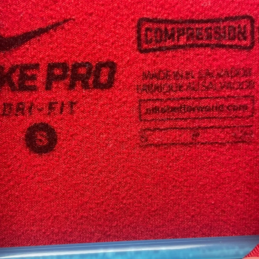 Nike Kids Bold Red Long Sleeve Tee‎